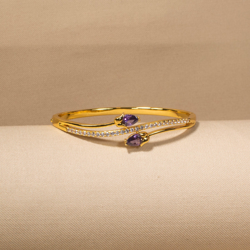 Purple Petal Drift Bracelet