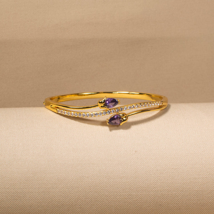 Purple Petal Drift Bracelet