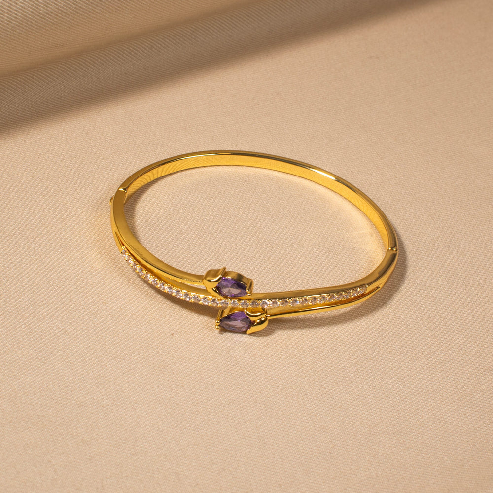 Purple Petal Drift Bracelet