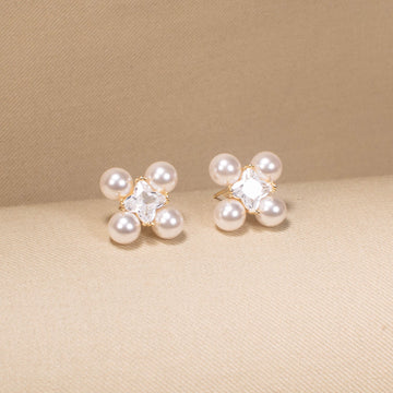 Quad Pearl Radiance Earrings