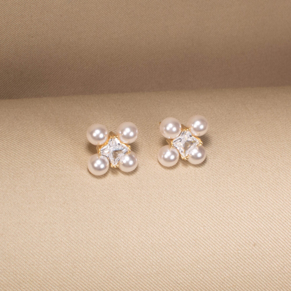 Quad Pearl Radiance Earrings