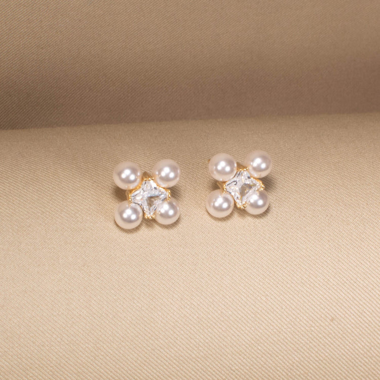 Quad Pearl Radiance Earrings
