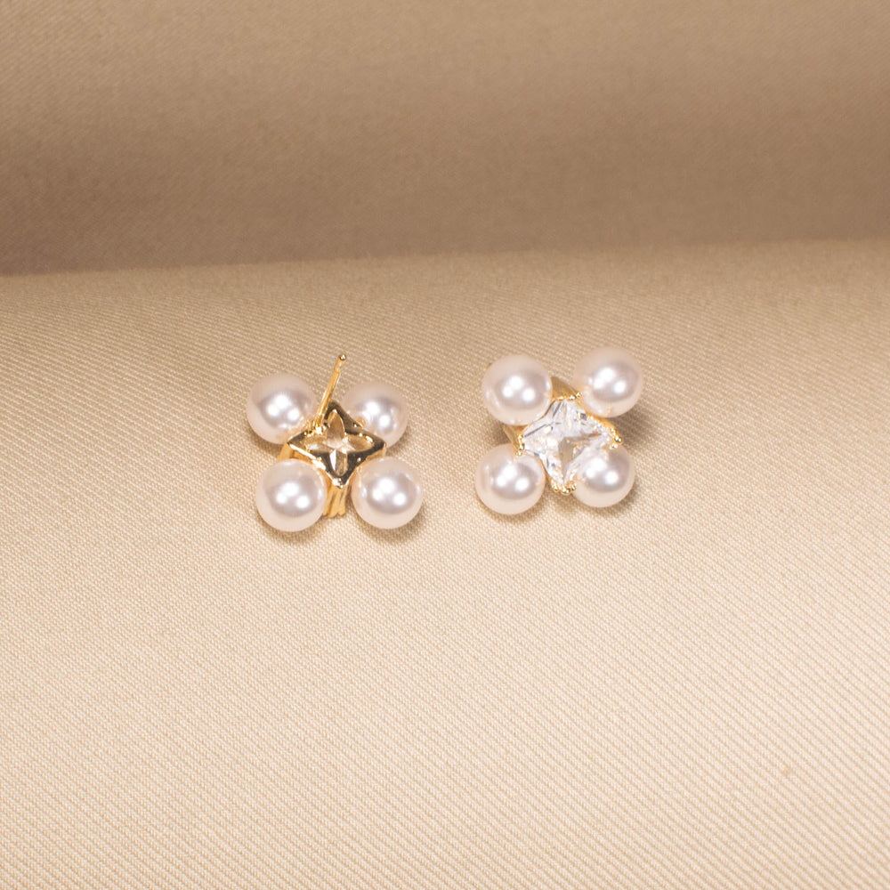 Quad Pearl Radiance Earrings