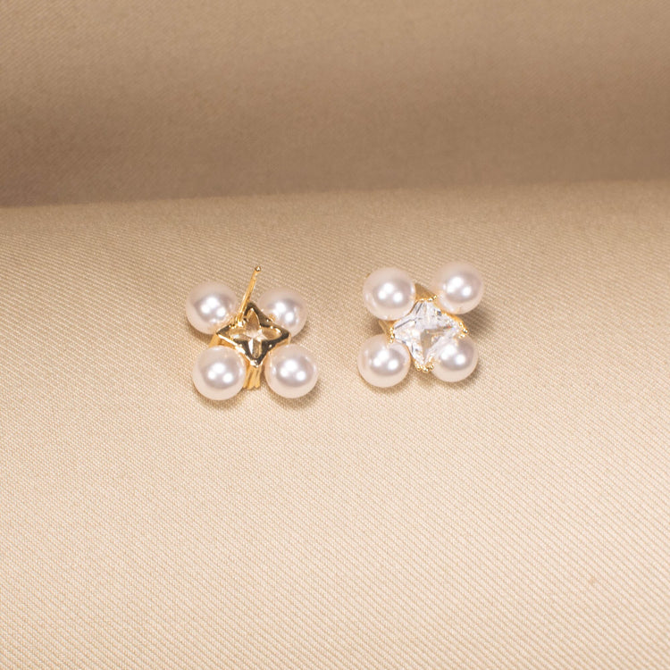 Quad Pearl Radiance Earrings