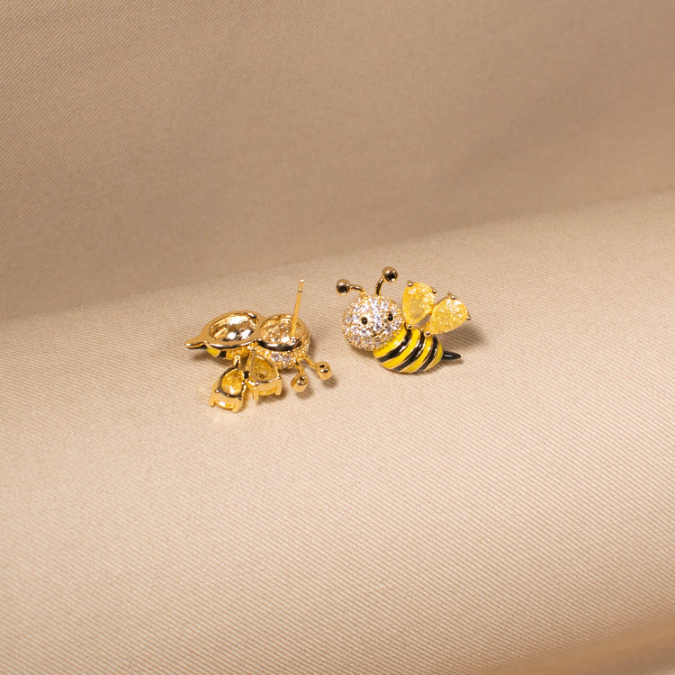 Queen Bee Sparkle Studs