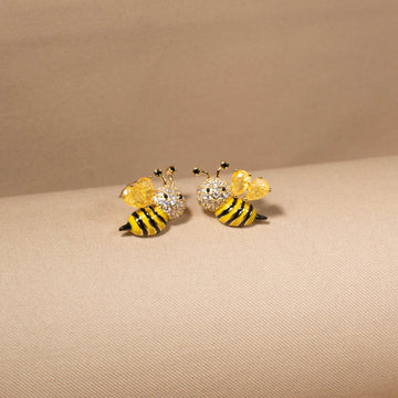 Queen Bee Sparkle Studs