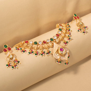 Raashi Traditional Necklace Set - Pratha Collection