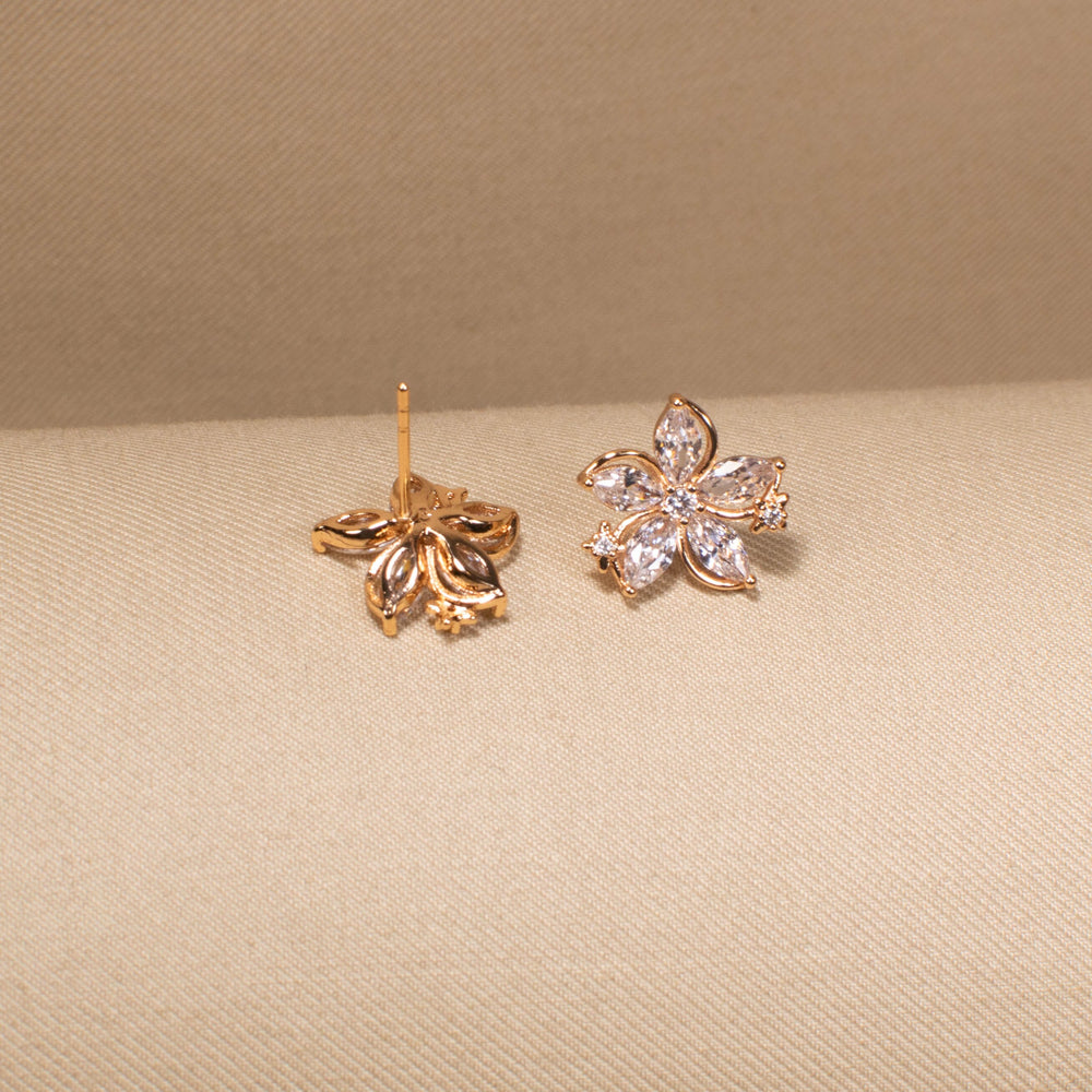 Radiant Floral Whimsy Studs