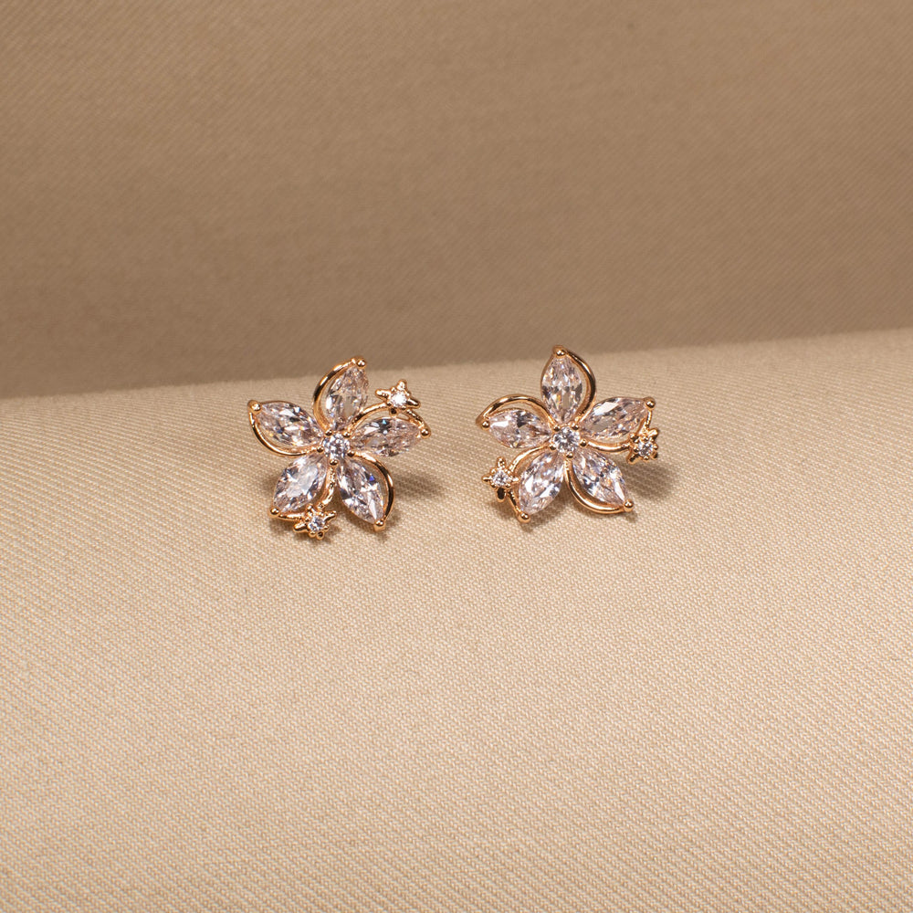 Radiant Floral Whimsy Studs