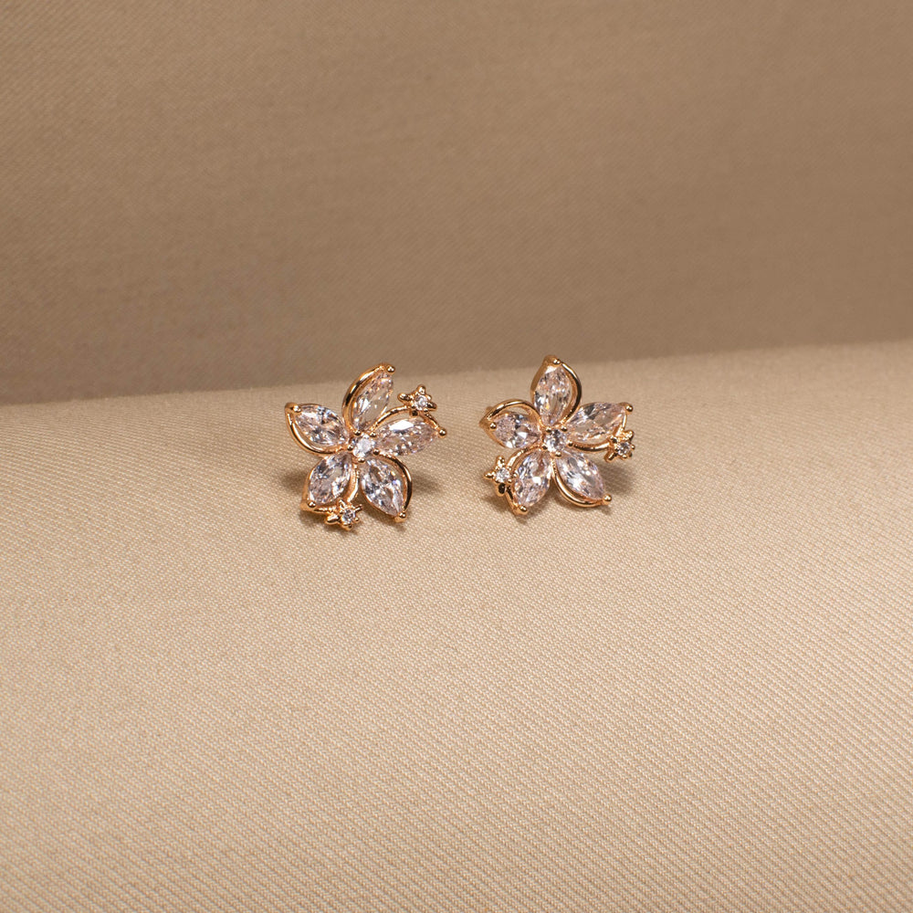 Radiant Floral Whimsy Studs