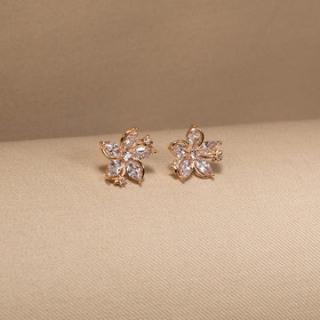 Radiant Floral Whimsy Studs