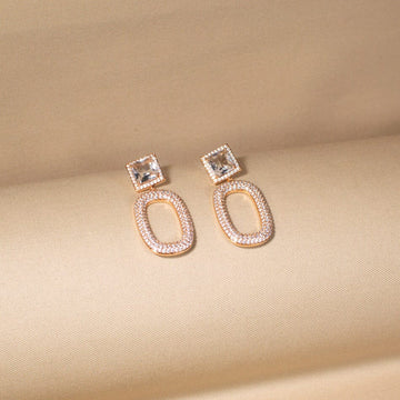 Radiant Oval Drop Earrings