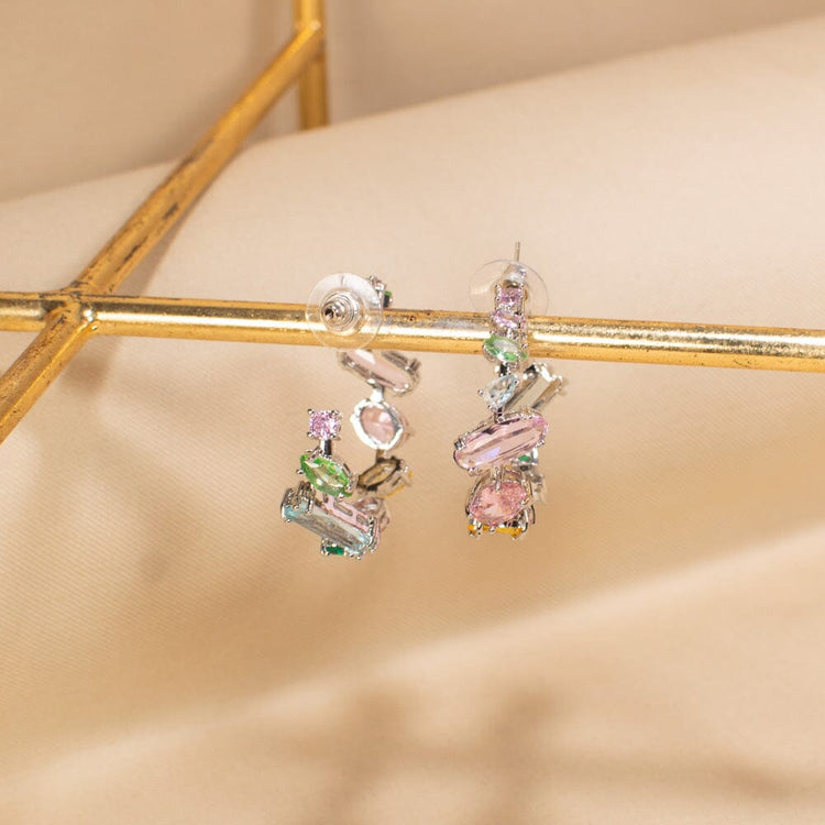 Rainbow Hoop Earrings