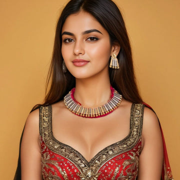 Rajitha Necklace Set - Pratha Collection