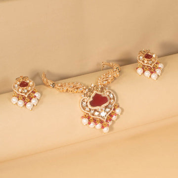 Raktima Necklace Set- Pratha Collection