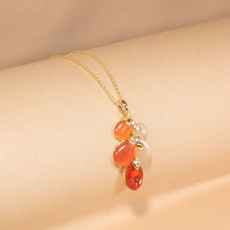 Red Tide Pendant Set  - Edgy Collection
