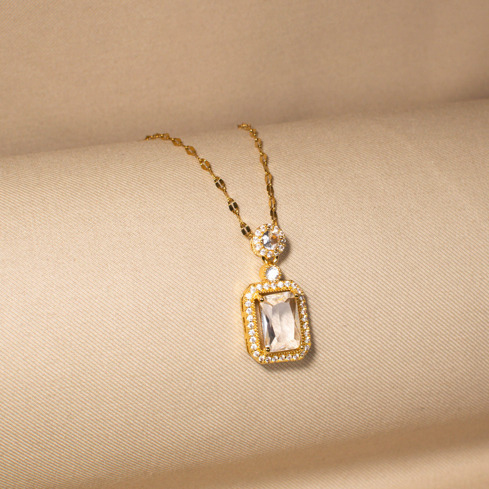 Regal Cushion Pendant Set