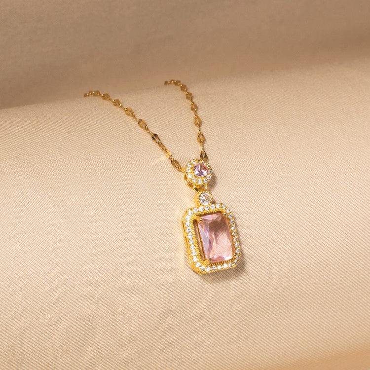 Regal Cushion Pendant Set-Pink-Minima Collection