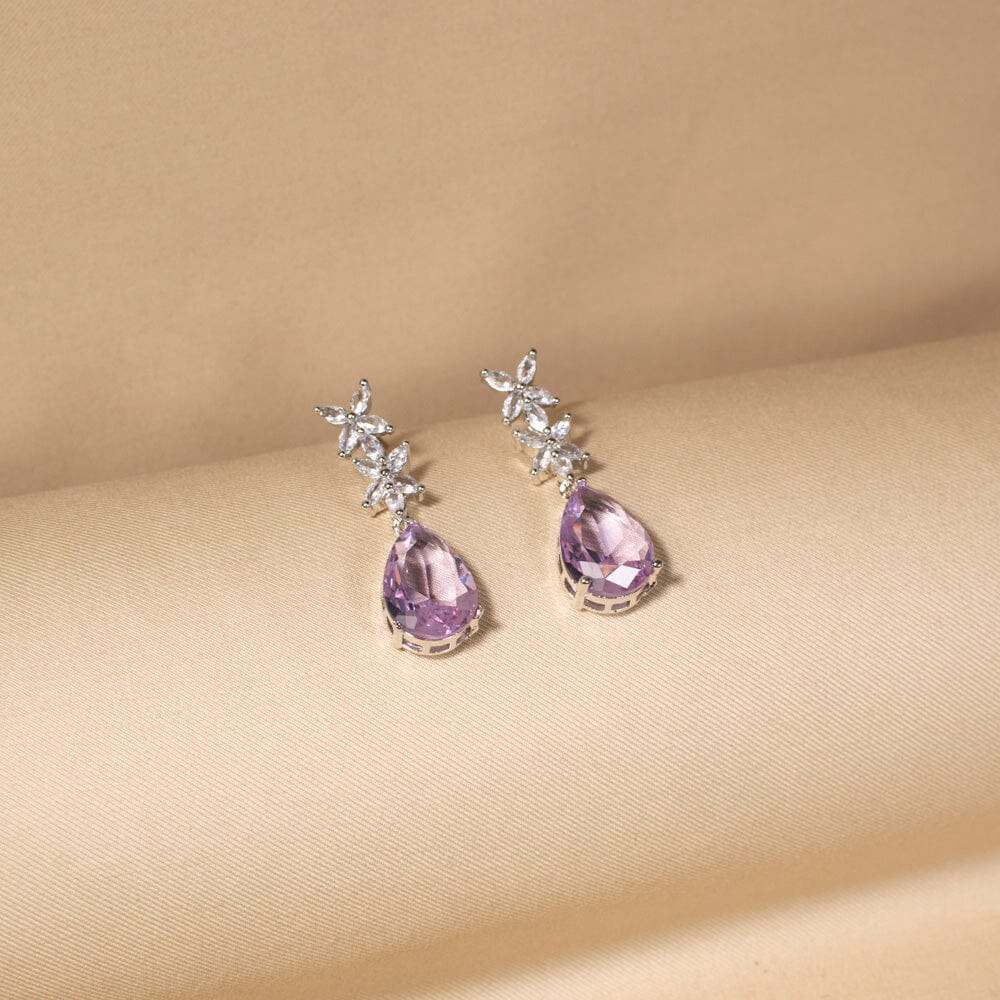 Regal Splendor Necklace Set - Purple