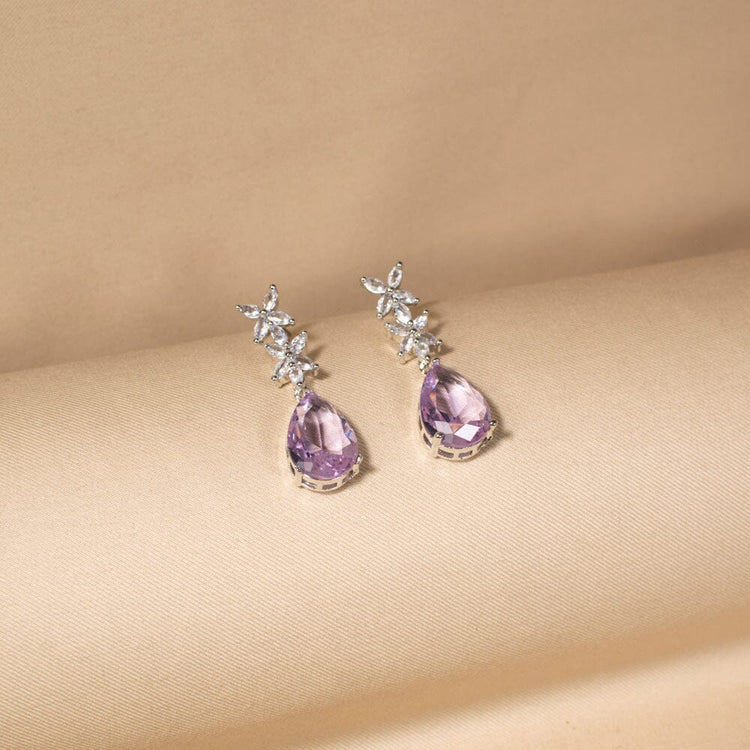 Regal Splendor Necklace Set - Purple