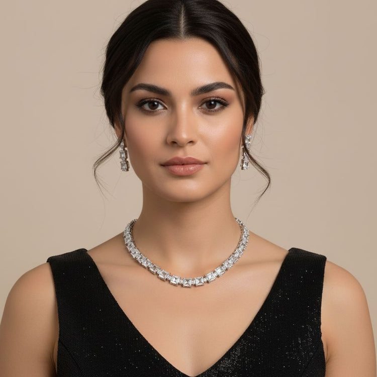 Regalia Luxury Necklace Set -  Glitterati Collection