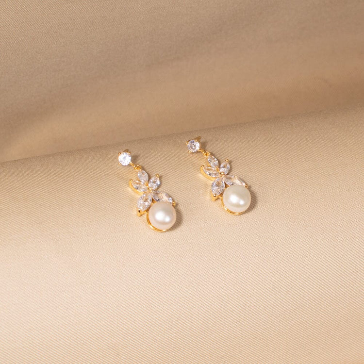 Rhea Earrings - Freshwater Pearl Collection