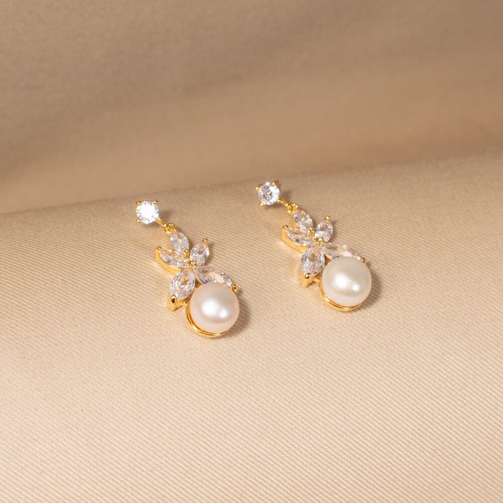 Rhea Earrings - Freshwater Pearl Collection