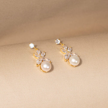 Rhea Earrings - Freshwater Pearl Collection