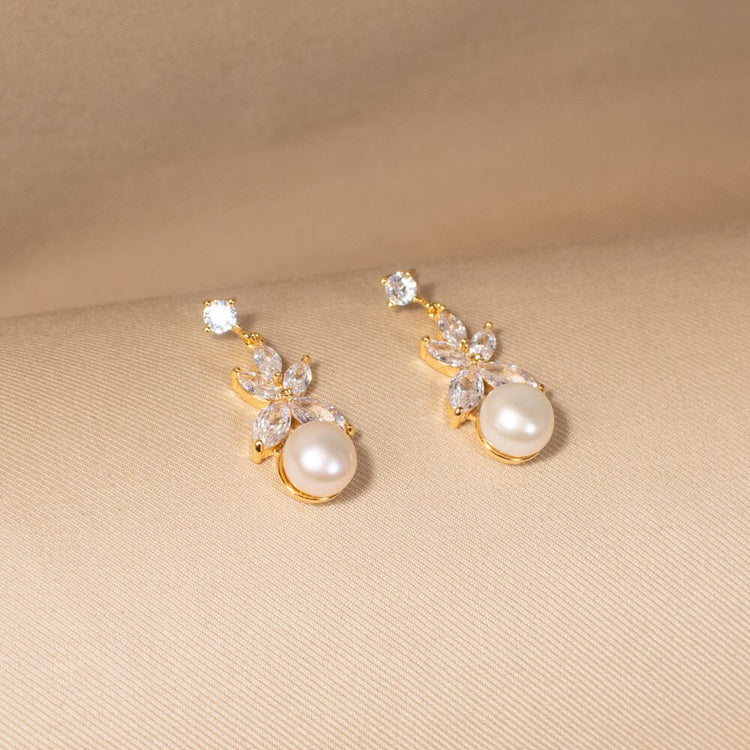 Rhea Earrings - Freshwater Pearl Collection