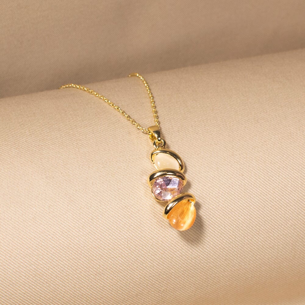 Romilly Pendant Set - Amber