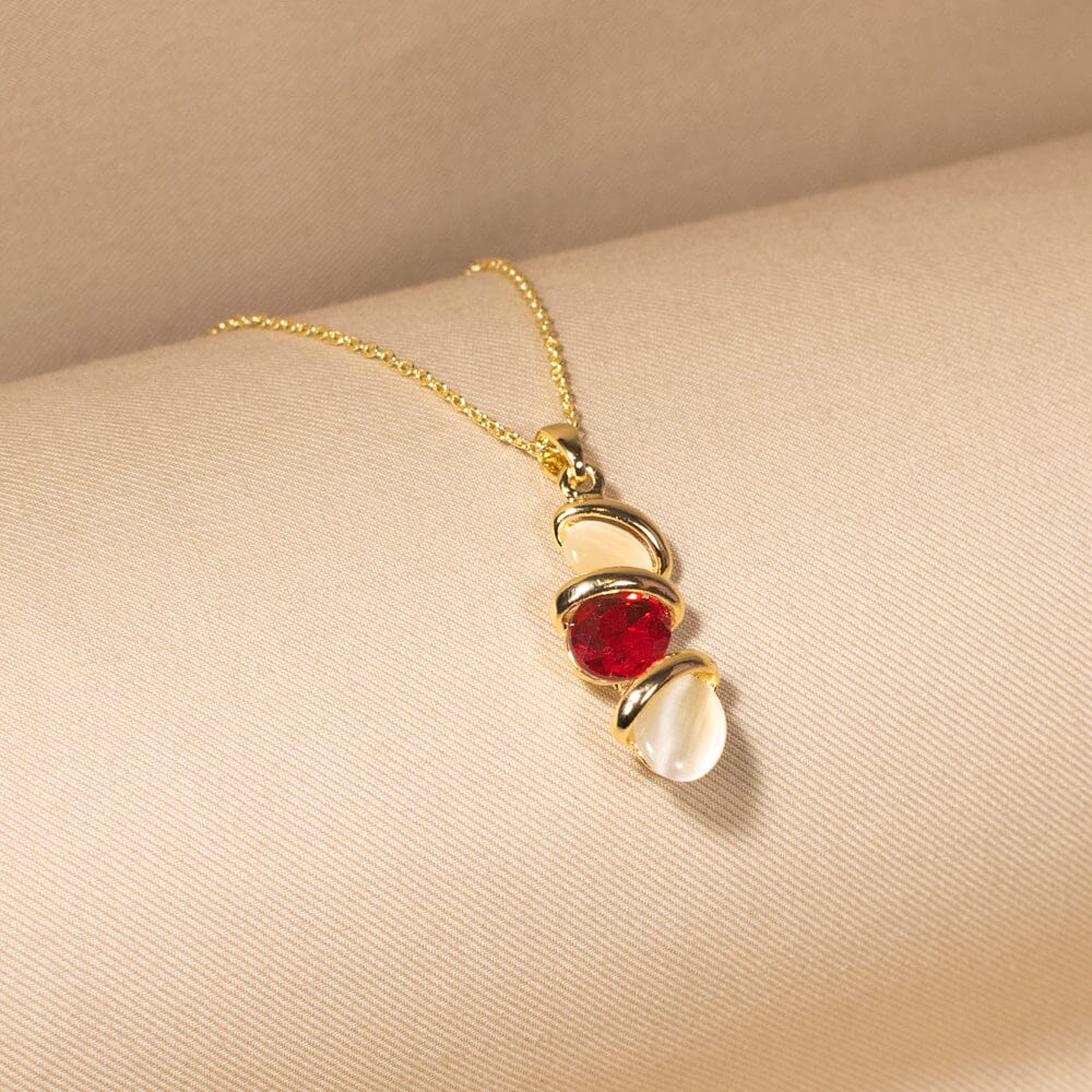 Romilly Pendant Set - Red