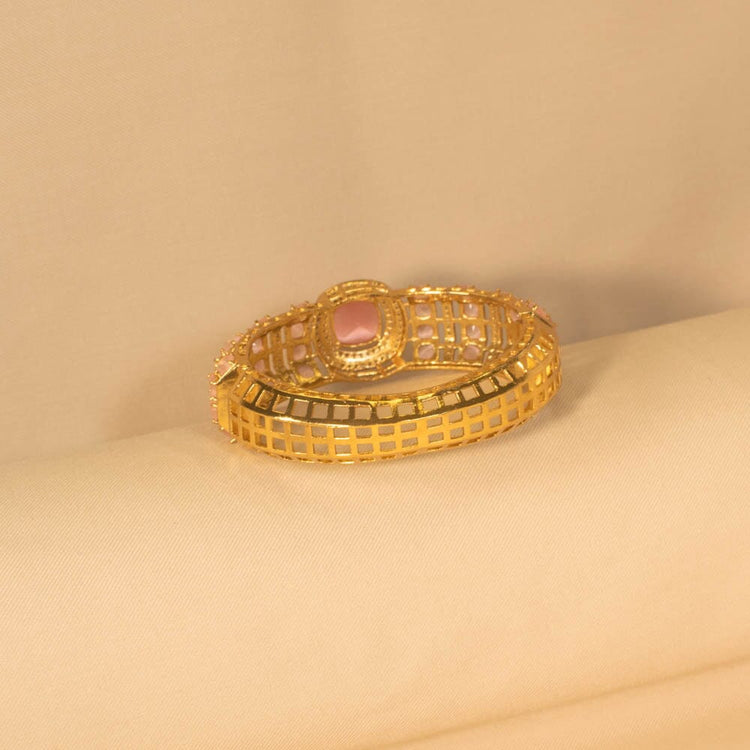 Roohani Openable Kada - Pink - Pratha Collection