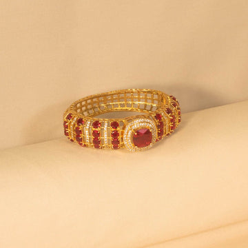 Roohani Openable Kada - Red - Pratha Collection