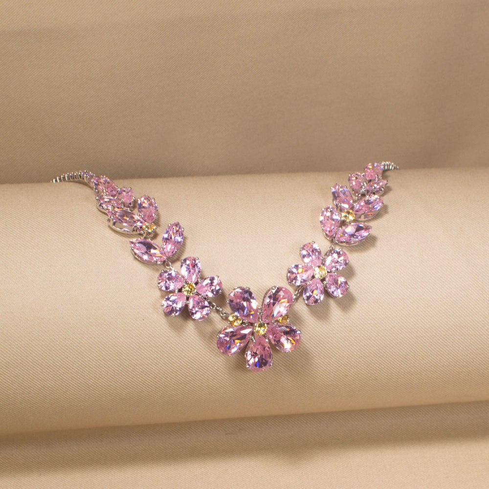 Rose Garden Bloom Necklace Set