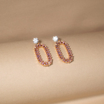 Rose Radiant Link Earrings