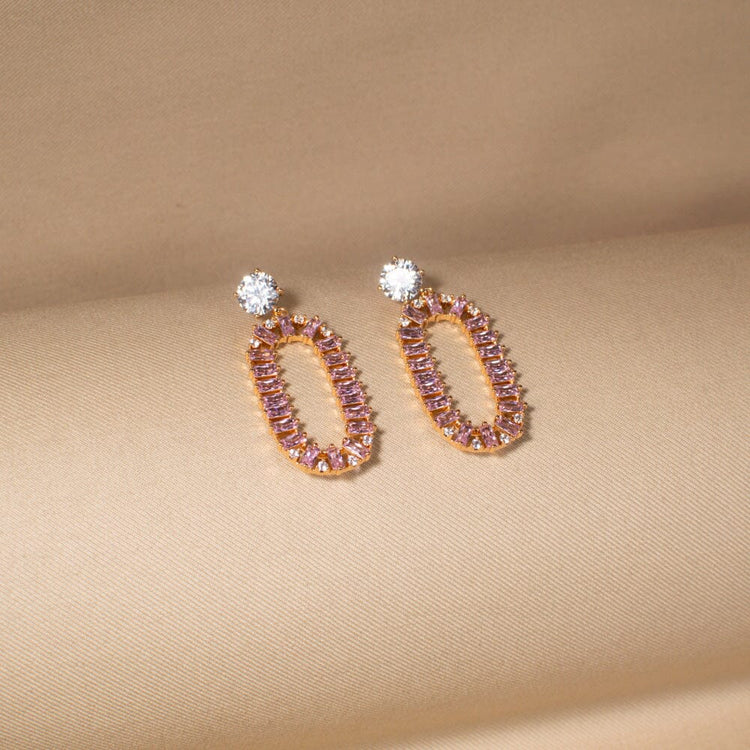 Rose Radiant Link Earrings