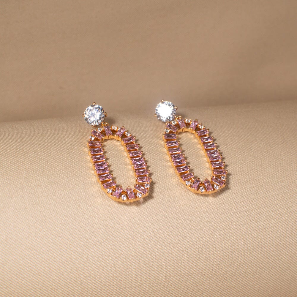 Rose Radiant Link Earrings