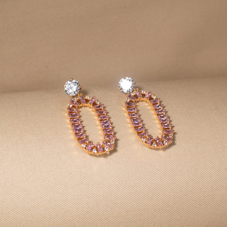 Rose Radiant Link Earrings