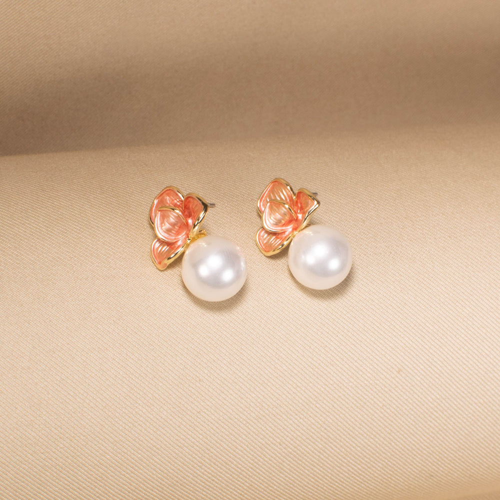 Roseate Blossom Pearl Set