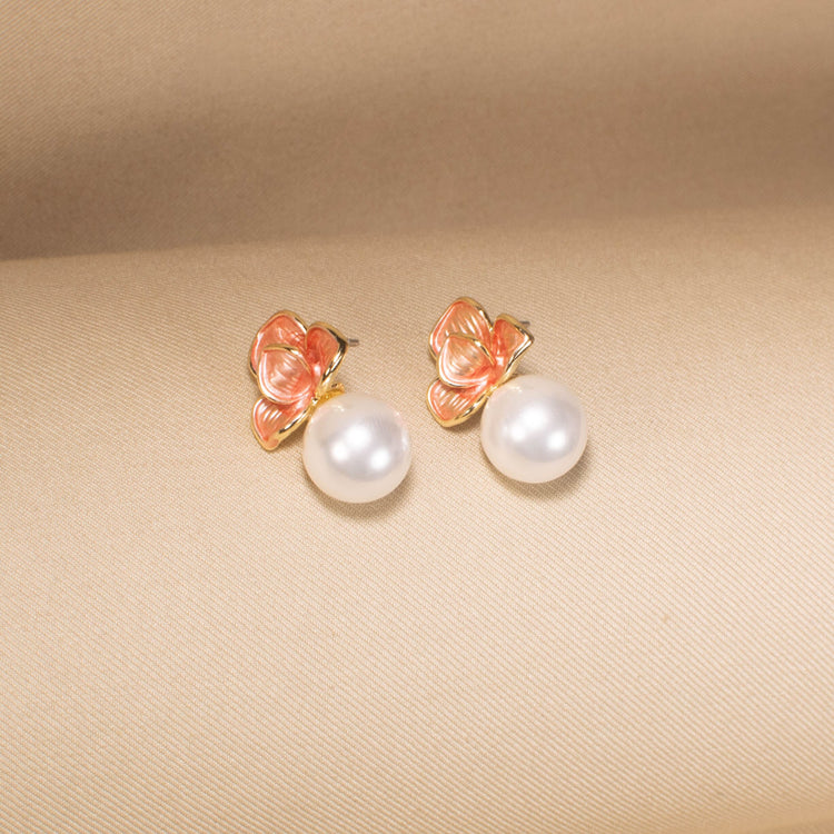 Roseate Blossom Pearl Set