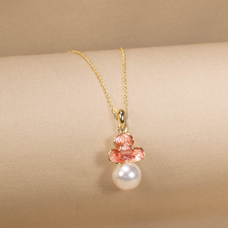 Roseate Blossom Pearl Set