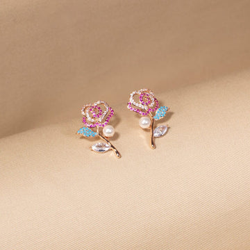 Rosebud Whisper Studs - Nature Collection