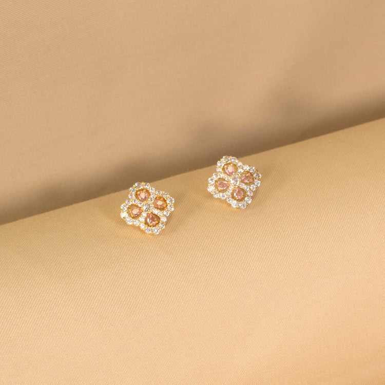 Rosy Clover Pendant Set - Glitterati Collection