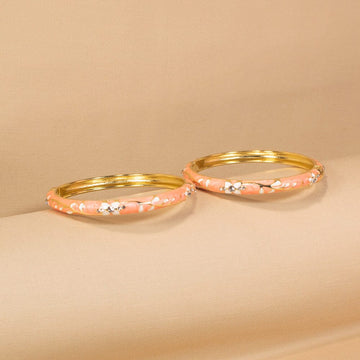 Rosy Glow Bangles - Pack of 2