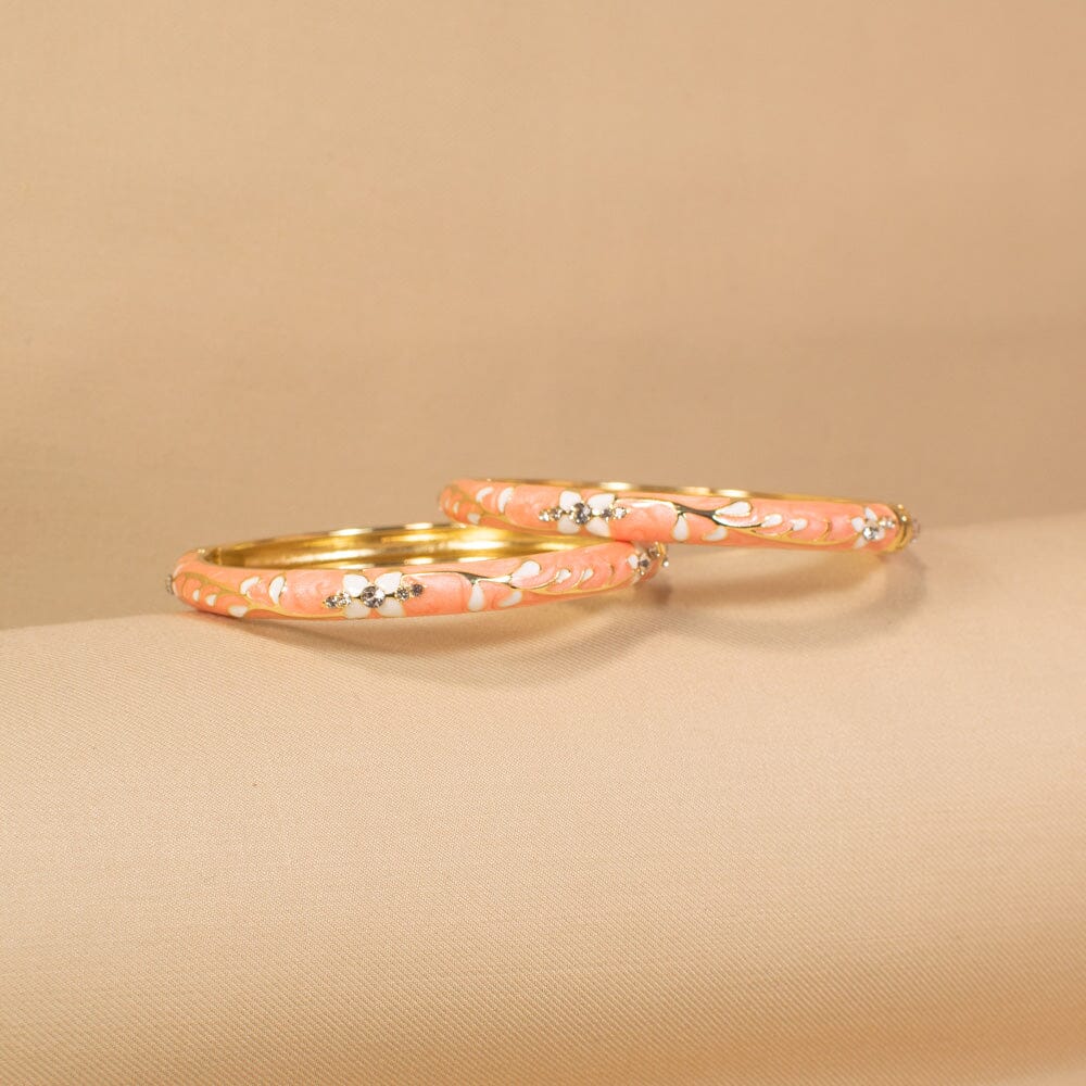 Rosy Glow Bangles - Pack of 2