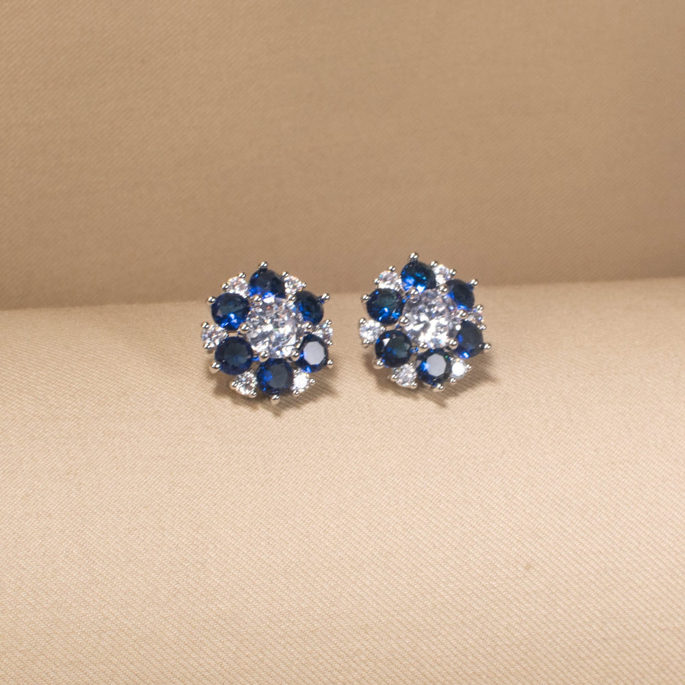 Royal Blue Floret Studs