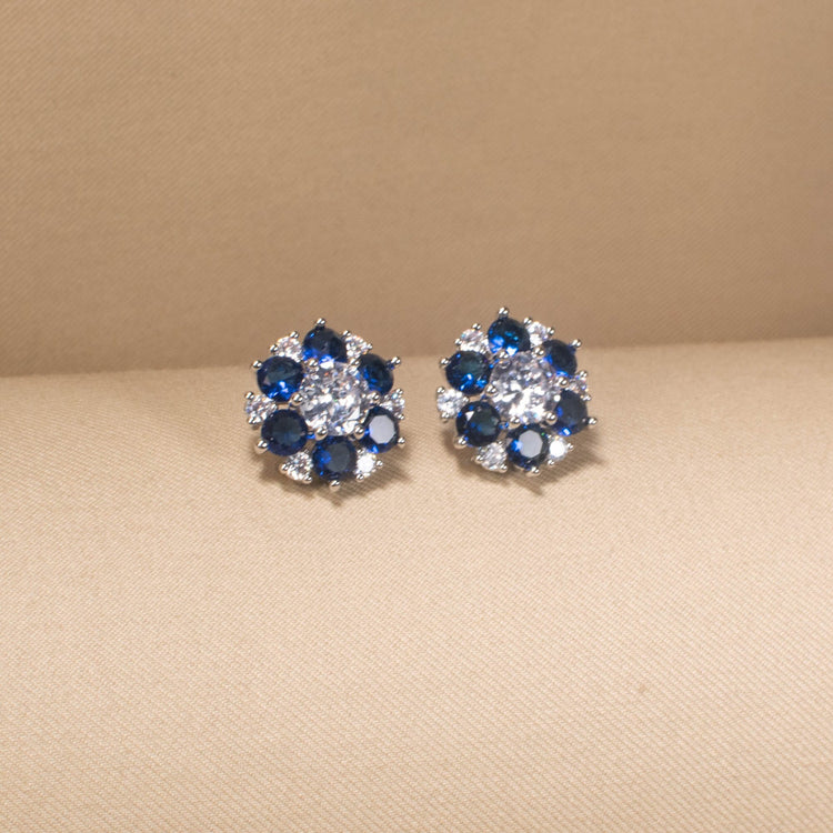 Royal Blue Floret Studs