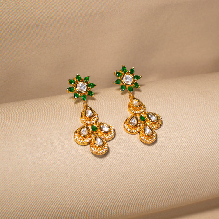 Royal Emerald Heritage Necklace Set