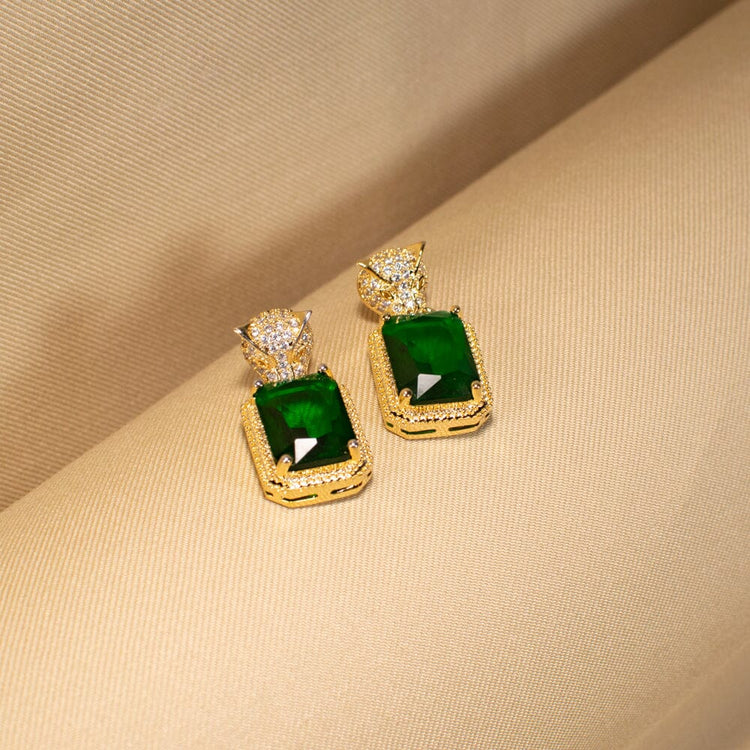 Royal Emerald Luxury Studs