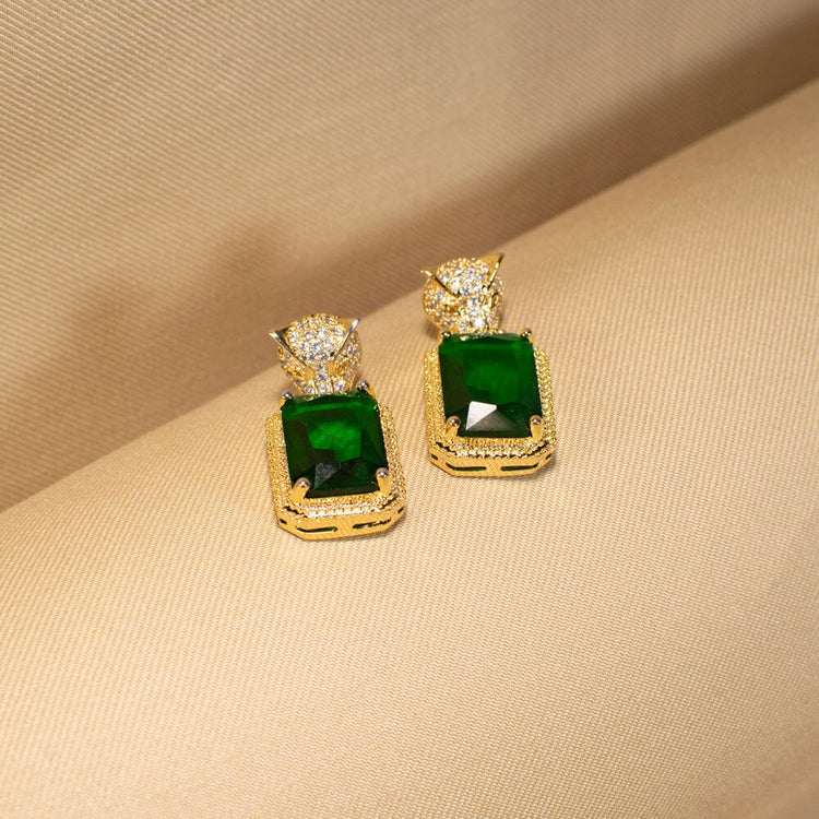 Royal Emerald Luxury Studs